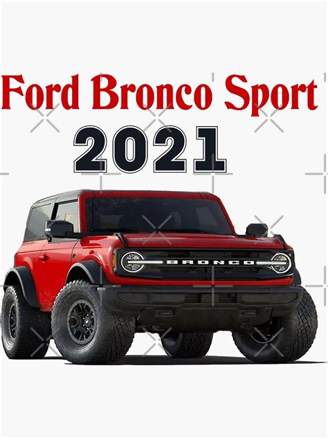 "Ford Bronco sports 2021" Sticker by murad2020 | Redbubble