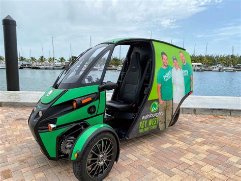 Walhburgers Pilots The Fully Electric Arcimoto Deliverator In Key West, Florida