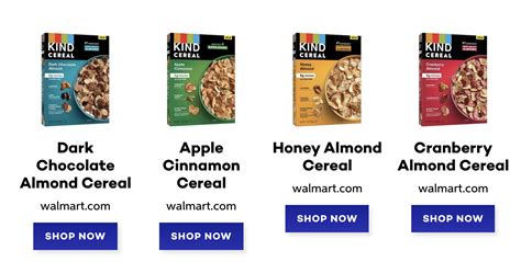 News: KIND Cereal Comes to Walmart in Four Flavors - Cerealously