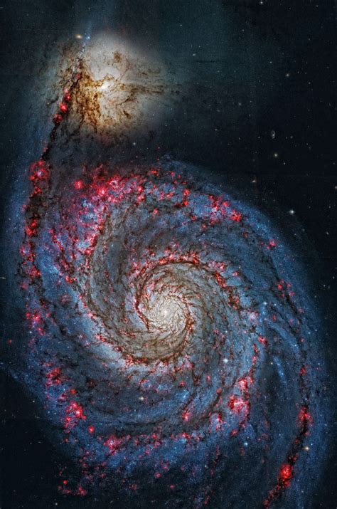 Stunning Image of Whirlpool Galaxy's Supermassive Black Hole