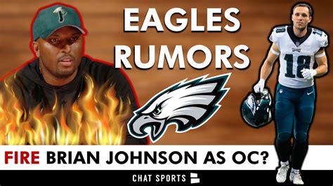 Eagles Rumors: FIRE Offensive Coordinator Brian Johnson? Britain Covey & Avonte Maddox ...