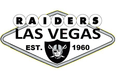 Las Vegas Raiders Logo Inspired by Welcome to Las Vegas Sign