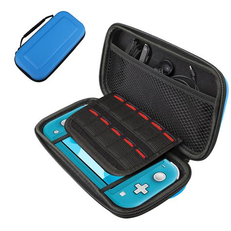 EEEkit Nintendo Switch Lite Case with 10 Game Holder Protective Portable Hard Carry Case Pouch ...