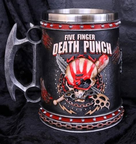 Five Finger Death Punch Tankard Officially Licensed Merchandise | Gothic Gifts