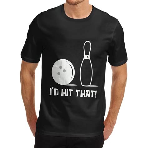 Men's I'D Hit That Funny Bowling Pun T-Shirt | eBay