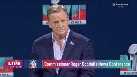 Is Roger Goodell afraid of tough questions at the Super Bowl?