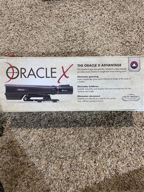 Burris Oracle X Rangefinding Crossbow Scope - #300410 - Lifetime Warranty - New | eBay