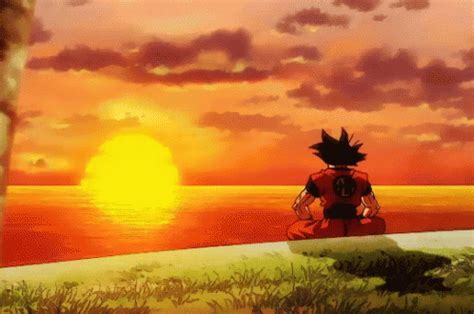 Sunset GIF - DragonBallZ Goku - Discover & Share GIFs | Anime dragon ball, Sunset gif, Dragon ball