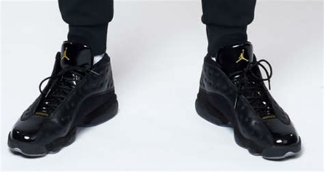 Kawhi Leonard Reveals Unreleased Air Jordan 13 Low in Black Patent Leather | Nice Kicks