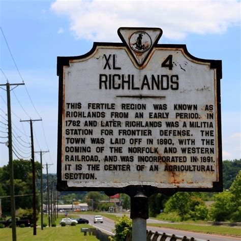 Richlands Historical Marker