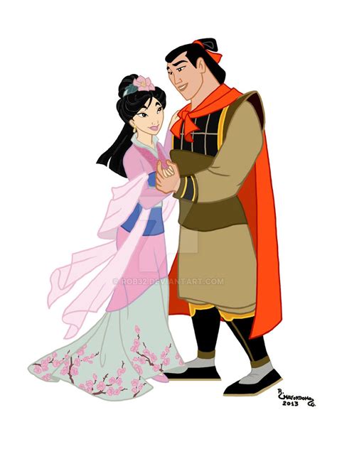 36.Mulan y Shang by Rob32 on DeviantArt