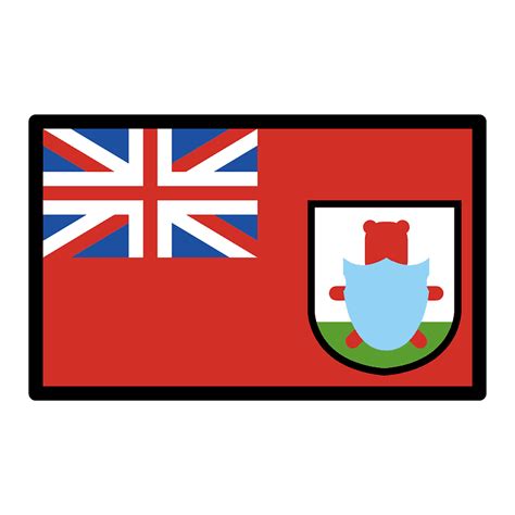 Bermudas Bandera clipart. Dibujos animados descargar gratis. | Creazilla