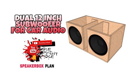 Single 12 Inch Ported Subwoofer Box Design, 52% OFF