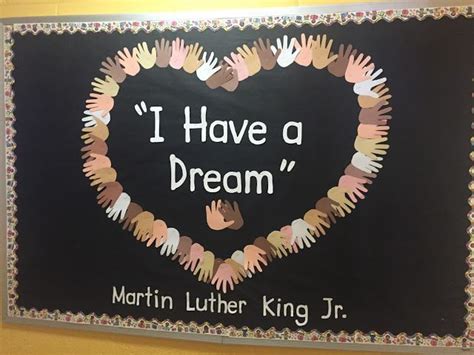 Martin Luther King Day craft Bulletin board "I have a Dream: Terrific ...