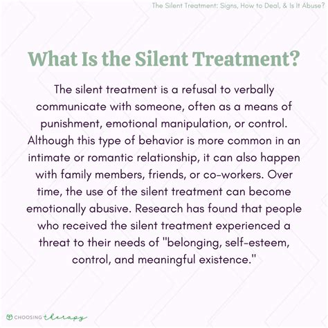 The Psychology Behind the Silent Treatment in Relationships & What to Do About It