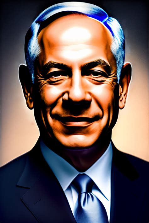 Lexica - Benjamin Netanyahu,+Sarah Netanyahu. all on one photo.studio lightning.portrait