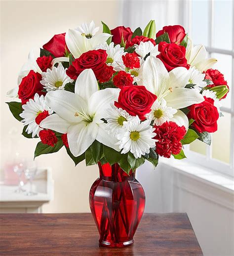 Red & White Delight™ | 1800Flowers.com - 161713