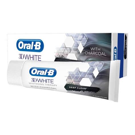 ORAL B TOOTHPASTE 3D WHITE THERAPY CHARCOAL 75ML - VJ Salomone Marketing