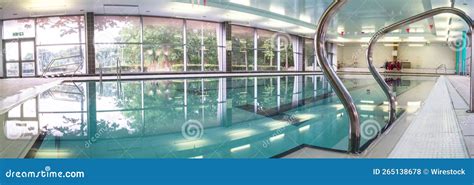 Panoramic Shot of the Indoor Swimming Pool of Corby International Editorial Stock Photo - Image ...