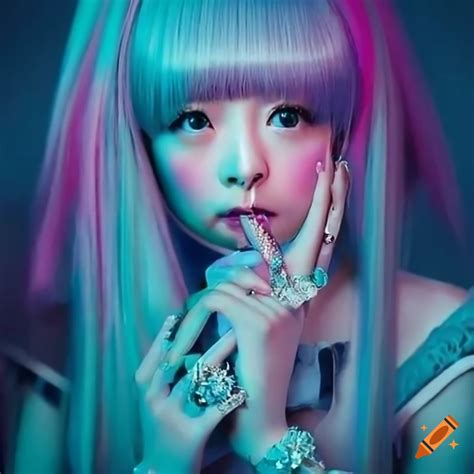 Kyary pamyu pamyu showcasing fearless fashion style on Craiyon