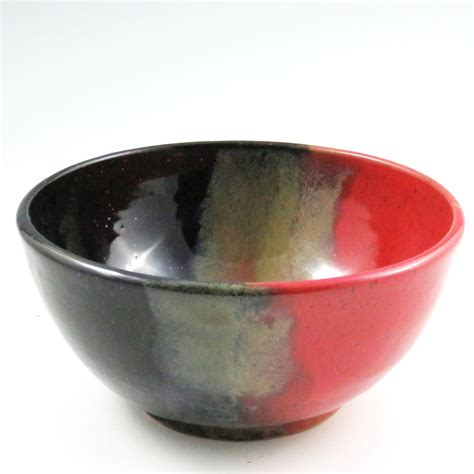 Multi Colored Pottery Bowl,ready to ship,cereal bowl, ice cream ...