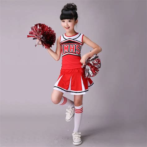 Aliexpress.com : Buy with 2 Pcs Pom Poms Cheerleader sleeveless girls ...