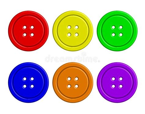 Colorful buttons stock vector. Illustration of dress - 25912948