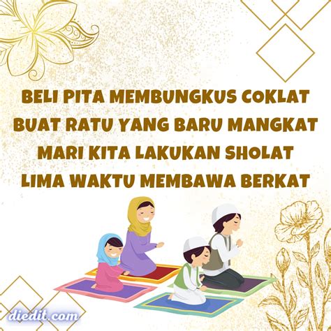 Kumpulan Pantun Sholat 5 Waktu yang Penuh Pahala | diedit.com