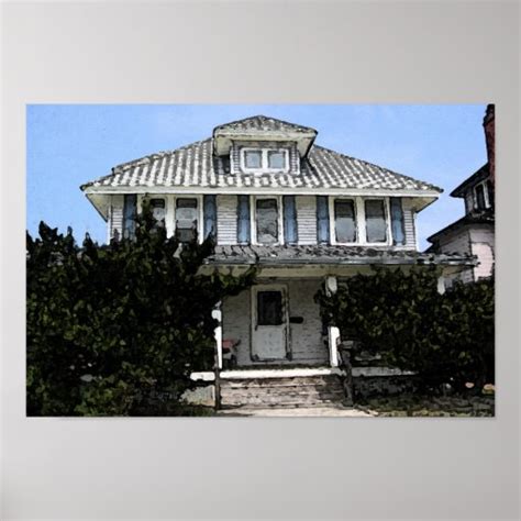 Old Beach House Print | Zazzle