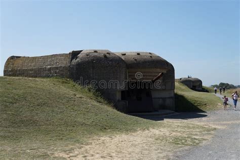 Second World War Bunker in Normandy, France. Editorial Stock Photo ...