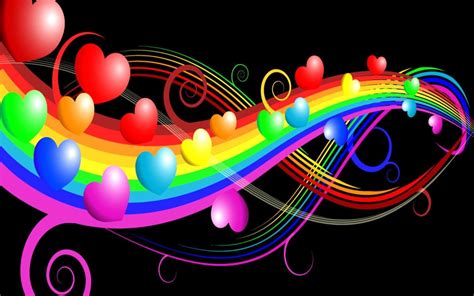 Rainbow Heart Wallpapers - Wallpaper Cave