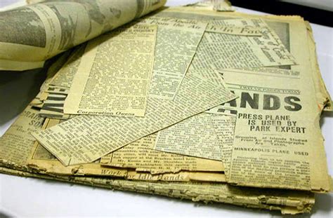 Preserving Newspaper Clippings | National Archives