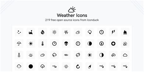 Weather Icons by Iconduck | Figma Community