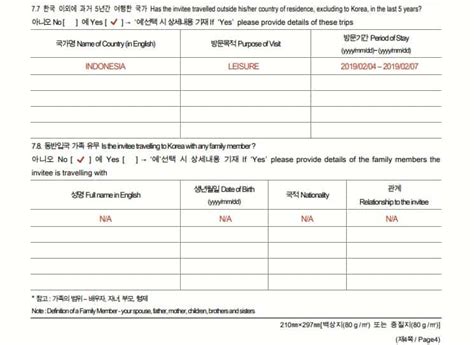 How To Fill Out Korean Visa Application Form 2024 - Sheri Wenona