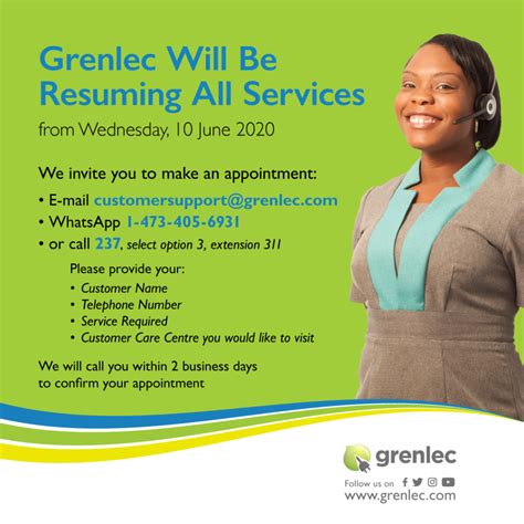 Grenlec Will Be Resuming All Services – GRENLEC