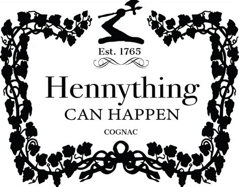 Printable Logo Hennessy Label