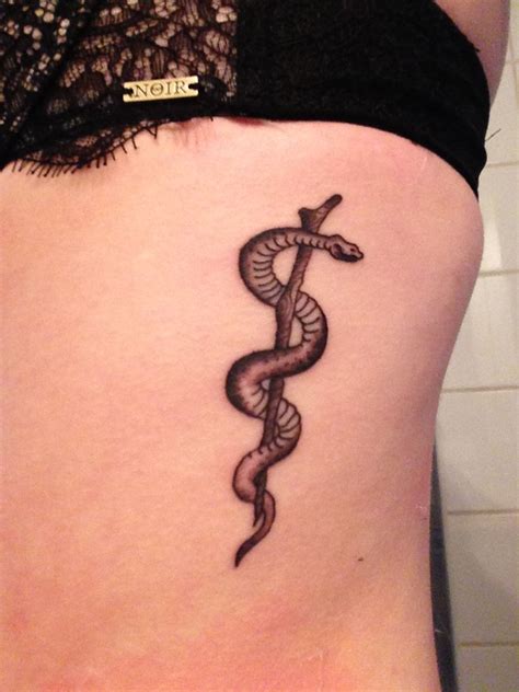 My own tattoo :) Rod of Asclepius | Tattoos, Snake tattoo design, Cute tattoos