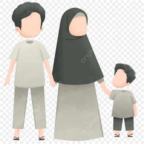 Cartoon Muslim Family PNG, Vector, PSD, and Clipart With Transparent Background for Free ...