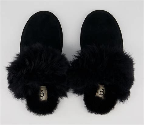 UGG Scuff Sis Slippers Black - Women’s Sustainable Materials