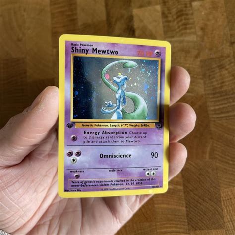 [OC] Shiny Mewtwo card made by me 😄 : r/PokemonTCG