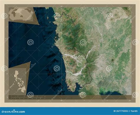 Zambales, Philippines. High-res Satellite. Capital Stock Illustration ...