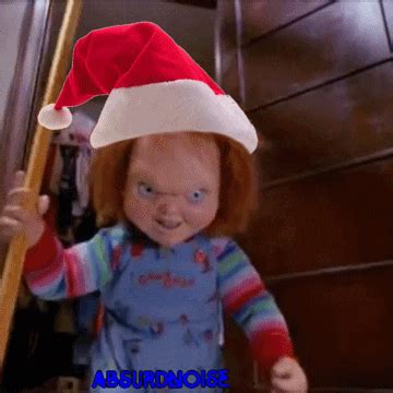 Christmas Horror Chucky GIF by absurdnoise - Find & Share on GIPHY