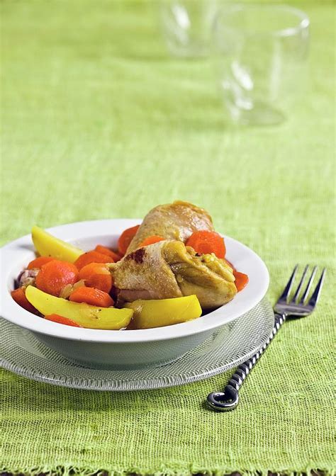 Chicken And Vegetable Tajine Photograph by Clément - Pixels