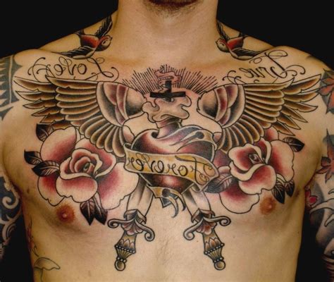 Upper Chest Tattoo Designs Upper Chest Tattoos Tattoo Ideas | Cool ...