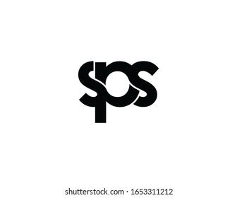 Ilustrasi Stok Sps Original Monogram Logo Design 1653311212 | Shutterstock