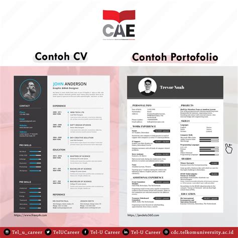 cv cover letter dan portofolio