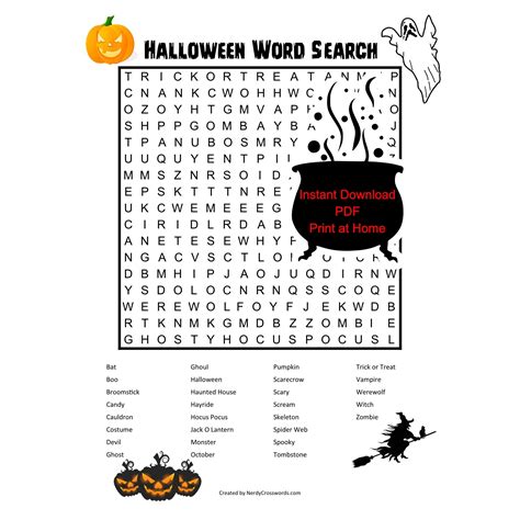 Halloween Word Search Printable Pdf | ubicaciondepersonas.cdmx.gob.mx