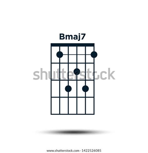 Bmaj7 Basic Guitar Chord Chart Icon Stock Vector (Royalty Free) 1422526085 | Shutterstock