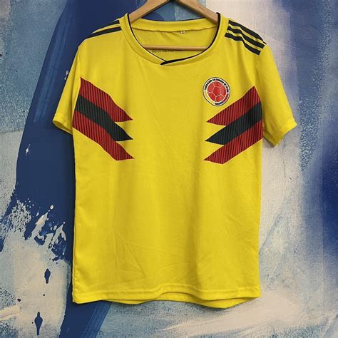 Colombia National Soccer Team Jersey Adult Size Large - Depop