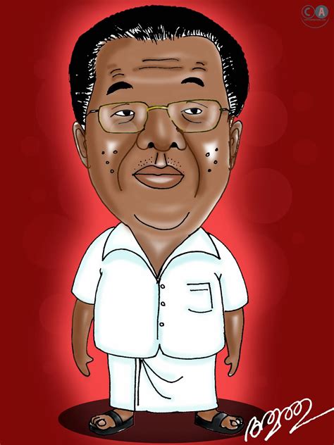 Cartoons By Amal: Pinarayi Vijayan Caricature